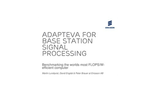 Adapteva voor signaalverwerking van het basisstation