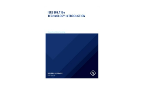 IEEE 802.11be technologie Inleiding