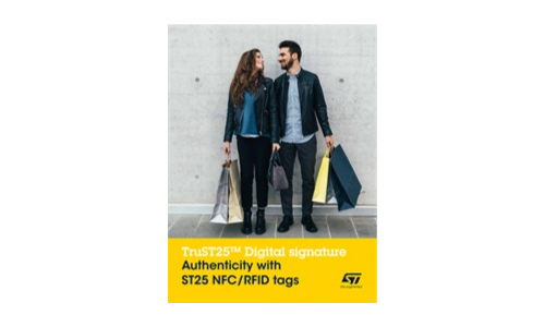 Trust25 Digitale handtekening Authenticiteit met ST25 NFC/RFID -tags